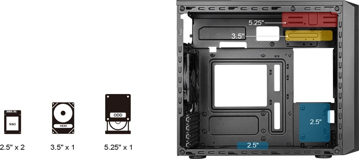 SilverStone Fara 311, schwarz