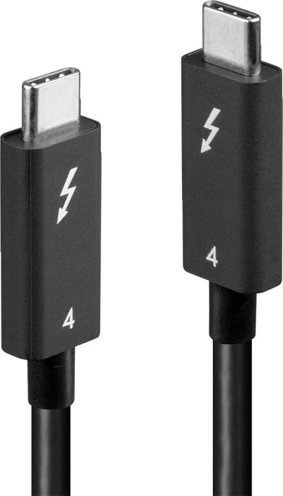 Lindy Thunderbolt 4 Kabel, 100W, schwarz, 2m (verschiedene Markenbezeichnungen)