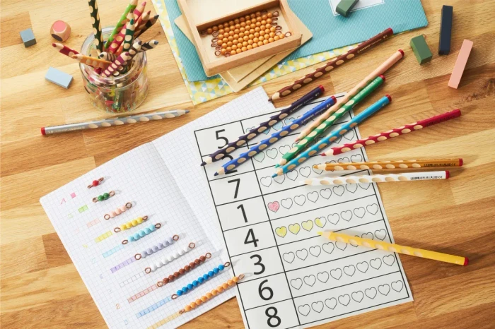 STABILO EASYcolors Buntstift gold, Linkshänder