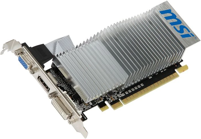 MSI GeForce 210, N210-TC1GD3H/LP, 1GB DDR3, VGA, DVI, HDMI