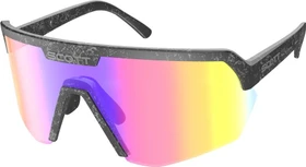 Scott Sport Shield marble black/teal chrome