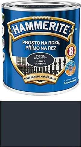Hammerite Metallschutz-Lack außen glänzend anthrazitgrau, 250ml