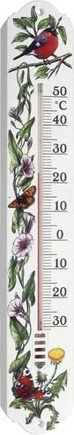 TFA Dostmann Thermometer Blumenmotiv, analog
