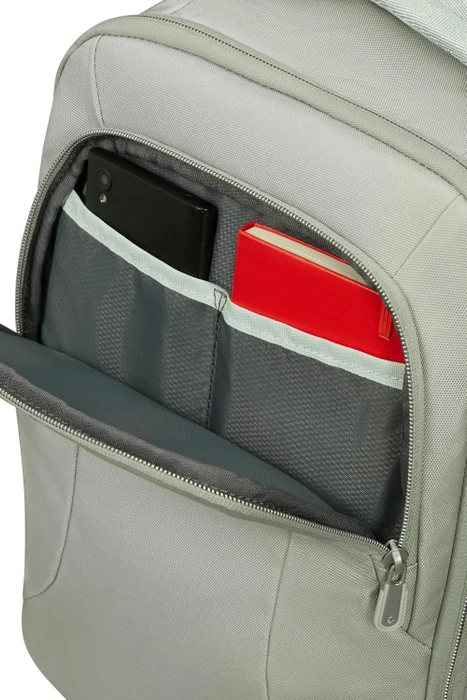 Samsonite GuardIT Classy 2.0, Underseat Backpack M, Untersitz Handgepäck, Kabinentasche, Flugzeug Rucksack, 40cm, 24l, Dry Sage