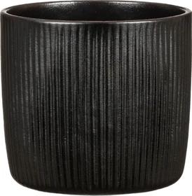 Scheurich Solido Linea Übertopf 28cm ebano