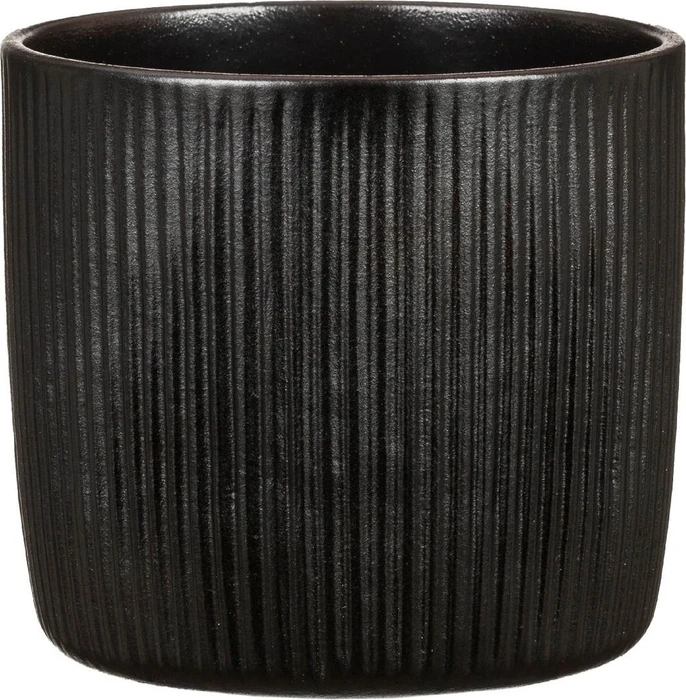 Scheurich Solido Linea Übertopf 28cm ebano