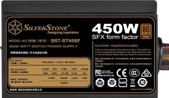 SilverStone SFX Series ST45SF V3.0 450W, SFX
