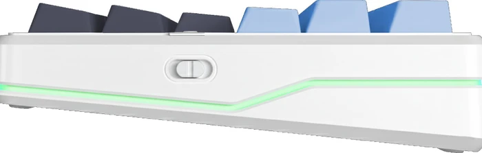 Aula F87 Pro V2 Wireless, Glacier Blue, LEDs RGB, hot-swap, LEOBOG Seiya Star Vector, USB/Bluetooth, US