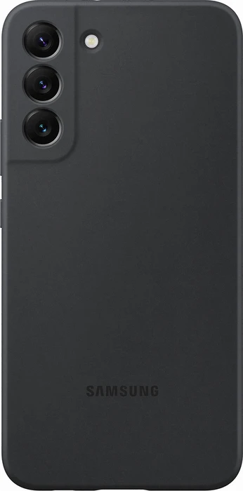 Samsung Silicone Cover für Galaxy S22+ schwarz