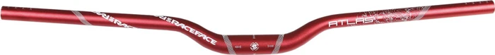 RaceFace Atlas 31.8mm/32mm/4° up/8° back Riser Lenker 785mm rot