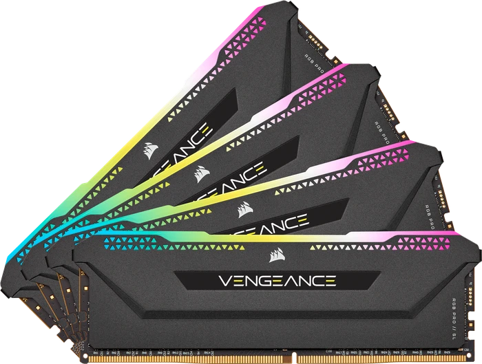Corsair Vengeance RGB PRO SL schwarz UDIMM 32GB Kit, DDR4-3200, CL16-20-20-38