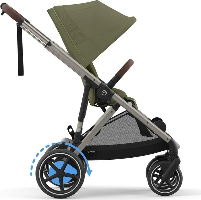 Cybex e-Gazelle S Taupe Frame moss green 2025