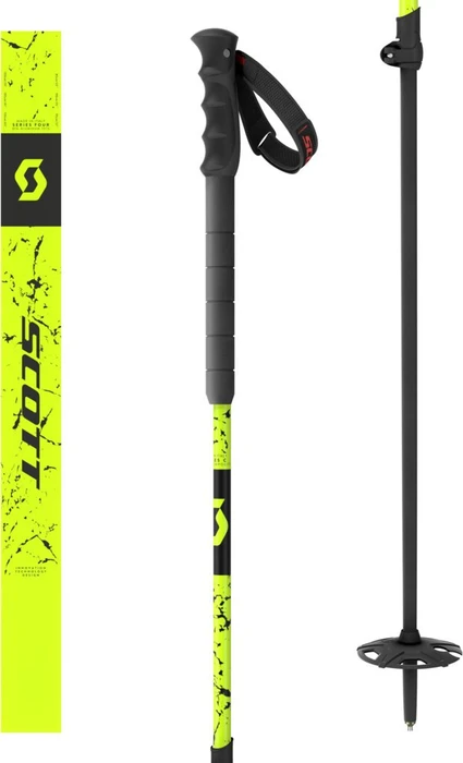 Scott Pure Adjust SRS Alpin Skistock fluo yellow (Modell 2022/2023)