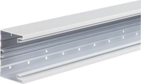 Hager Brüstungskanal-Unterteil frontrast BRA 68x100mm OT 80mm aus Alu verkehrsweiß