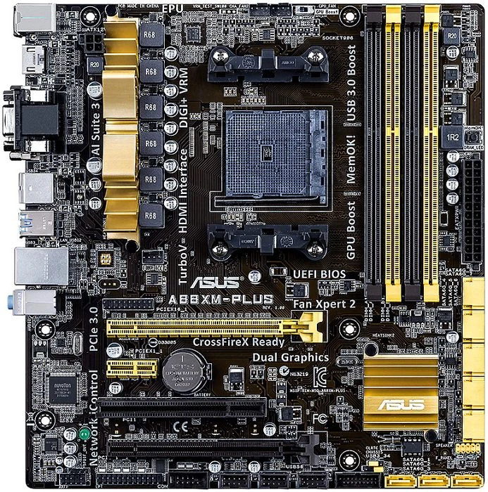 ASUS A88XM-Plus (AMD FM2+)
