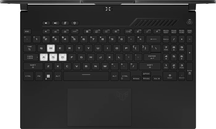 ASUS TUF Dash F15 FX517ZR-HN004W, Black, Core i7-12650H, 16GB RAM, 512GB SSD, GeForce RTX 3070, DE