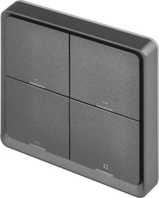 Emos GoSmart Portabler Szenenschalter 4-fach, grau