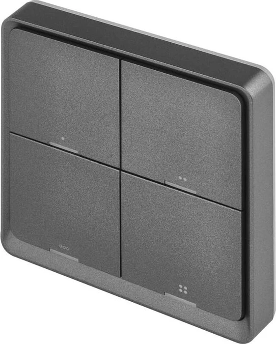 Emos GoSmart Portabler Szenenschalter 4-fach, grau