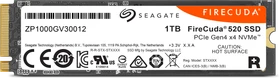 Seagate FireCuda 520 SSD Rev. 2022 +Rescue 1TB, M.2 2280 / M-Key / PCIe 4.0 x4