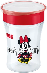 NUK Disney Minnie Mouse Magic Cup Trinkbecher, 8+M, 230ml, rot