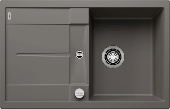 Blanco Metra 45 S Becken reversibel mit Ablauffernbedienung vulkangrau