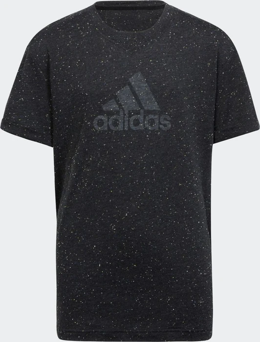 adidas Future Icons Winners T-Shirt kurzarm black melange/white (Junior)