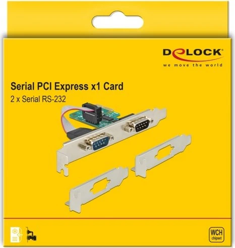 DeLOCK 2x seriell, PCIe 1.1 x1
