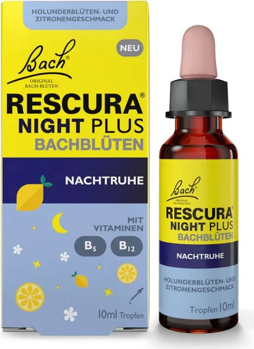 Nelsons Bach Original Rescura Plus Nachtruhe Tropfen, 10ml