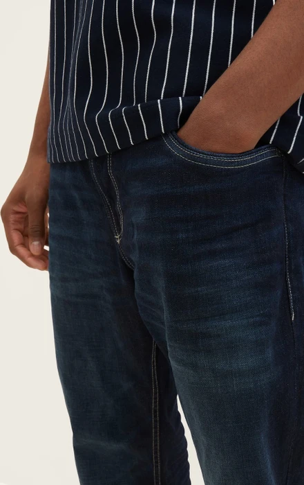Tom Tailor Trad Relaxed Jeans Jeans used dark stone blue denim (Herren)