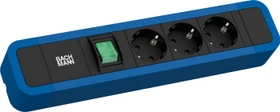 Bachmann Primo 2, 3-fach, Schalter, 2m, blau/schwarz
