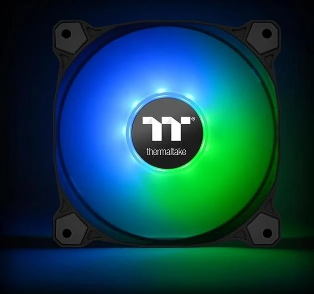 Thermaltake Pure Plus 12 LED RGB Radiator TT Premium Edition, LED-Steuerung, 120mm, 3er-Pack