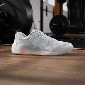 adidas Dropset 4 Power cloud white/silver metallic/lucid orange (Damen)