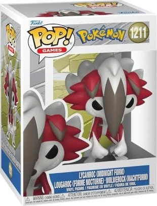 FunKo Pop! Games - Pokémon - Lycanroc (Midnight Form)