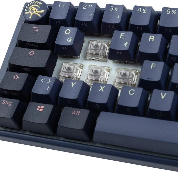 Ducky One 3 Mini, Cosmic Blue, PBT, LEDs RGB, MX SPEED RGB Silver, USB, DE