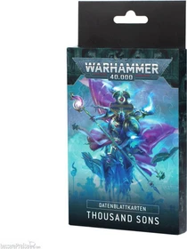 Games Workshop Warhammer 40.000 - Datakarten: Thousand Sons 2025 (DE)