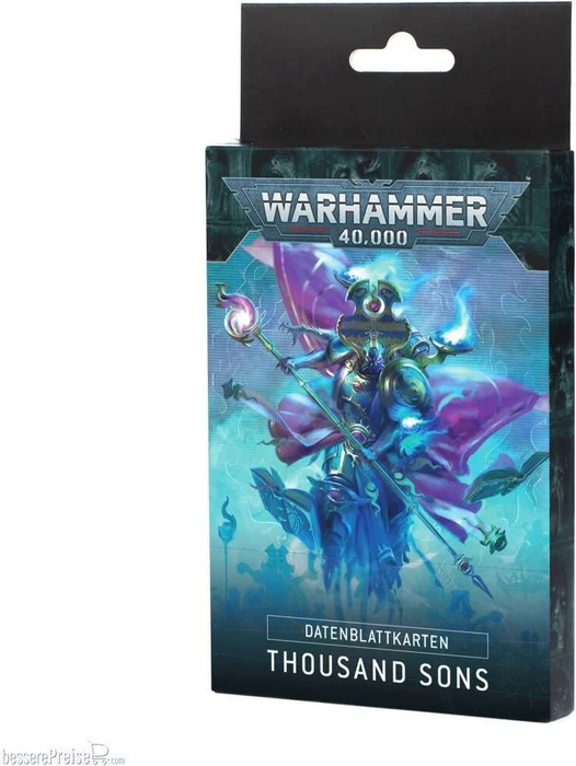 Games Workshop Warhammer 40.000 - Datenkarten: Thousand Sons 2025 (DE)