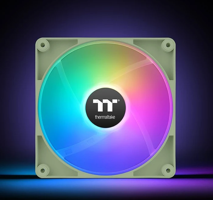 Thermaltake CT120 ARGB Sync Matcha Green, grün/weiß, 120mm, 2er-Pack