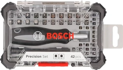 Bosch Professional Präzisions-/Standard Bitset inkl. Werkzeugbox, 42-tlg.