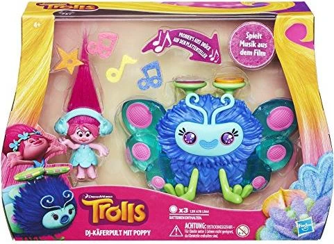 Hasbro Trolls - Trollstadt Poppy mit DJ-Käferpult