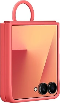 Samsung Silicone Ring Case für Galaxy Z Flip7 rot