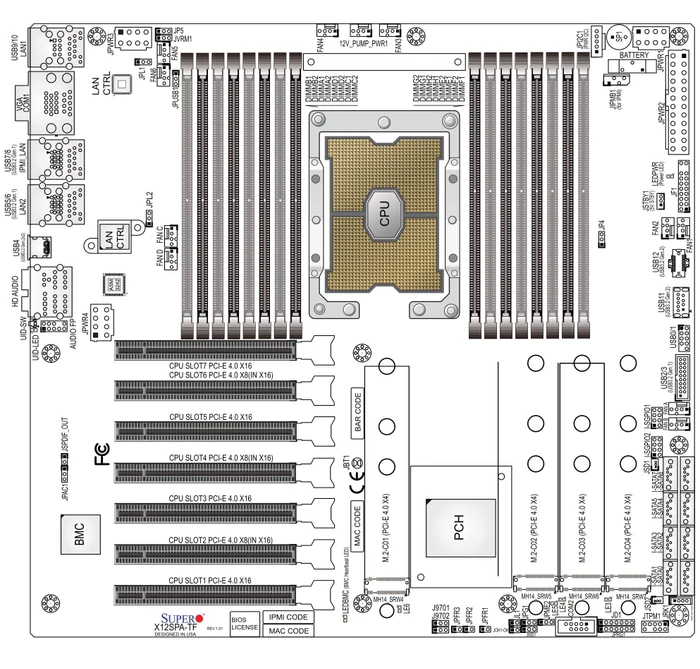 Supermicro X12SPA-TF, bulk (Intel 4189-4)