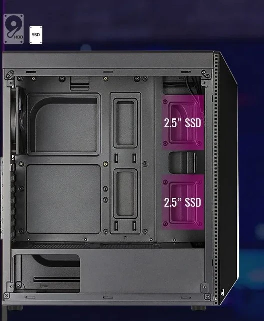 AeroCool Shard, Glasfenster
