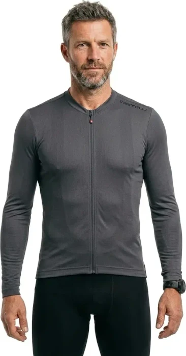 Castelli Espresso 2 Trikot langarm smoky gray (Herren)