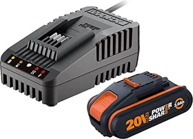 Worx 20V PowerShare Starterset 20V, 2.0Ah, Li-Ionen, 1 Akku [2.0Ah] [40Wh]