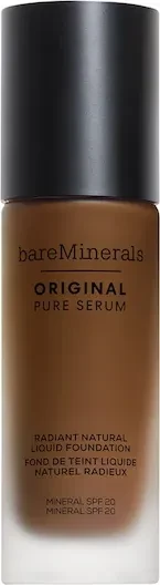 bareMinerals Pure Serum Radiant Natural Liquid Foundation Nr. 6 deep warm LSF20, 30ml