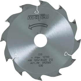 Mafell HM Kreissägeblatt 12Z, 120x1.8x20mm, 1 Stück
