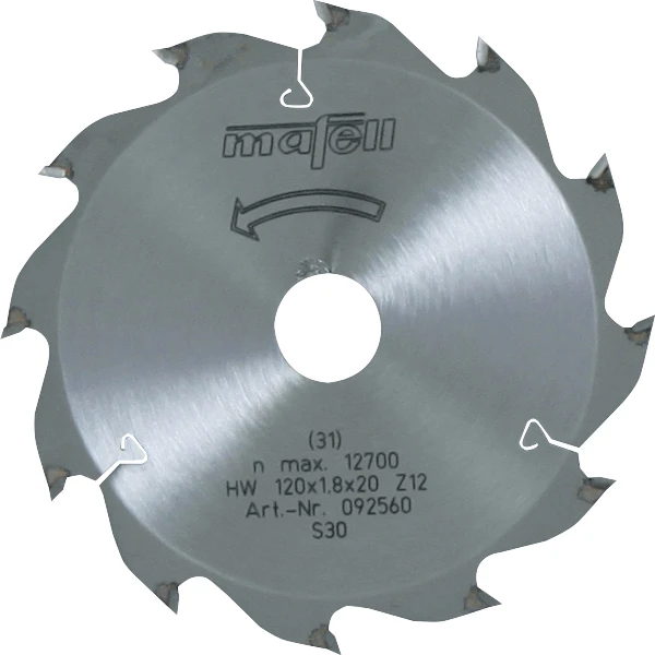 Mafell HM Kreissägeblatt 12Z, 120x1.8x20mm, 1 Stück