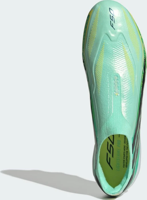 adidas F50 Hyperfast Elite Laceless FG pulse mint/core black/solar lemon