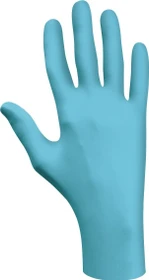 Showa 7500PF EBT Biologisch abbaubar Nitril Einweghandschuhe S blau, 100 Stück