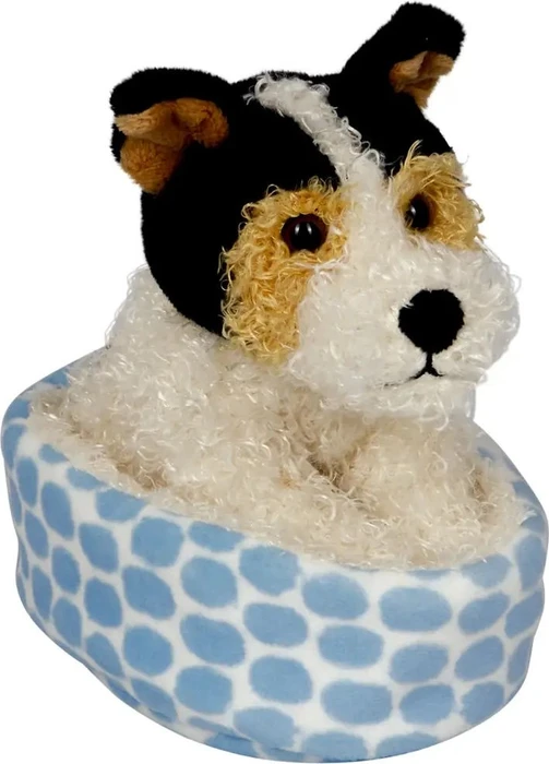 Coppenrath Lustige Tierparade - Foxterrier Boomer im Korb